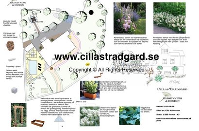 www.cillastradgard.se Trädgårdsdesign Tema för umgänge med möjlighet till via